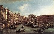 GUARDI, Francesco The Rialto Bridge with the Palazzo dei Camerlenghi dg oil